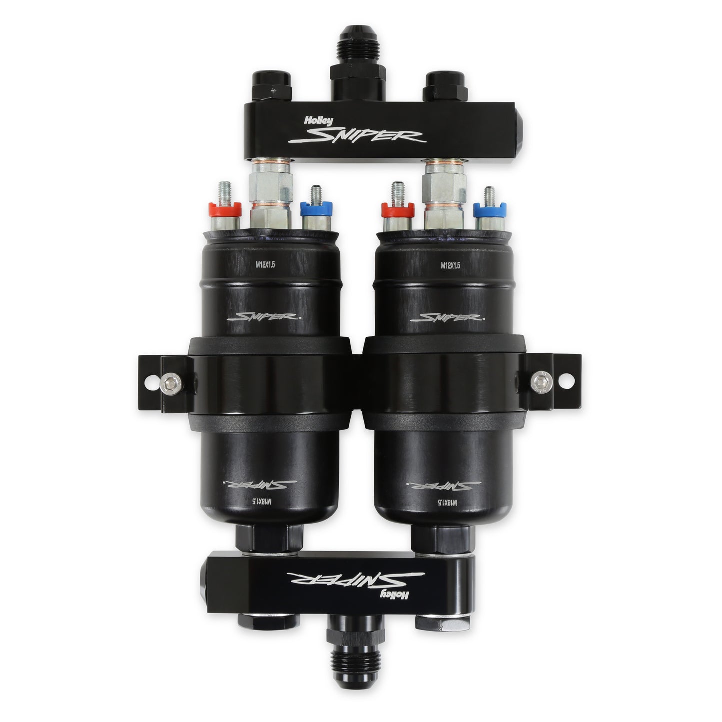 Holley Sniper 3.5 GPM Twin Fuel Pump w/Manifold Kit MPN HLY12-270