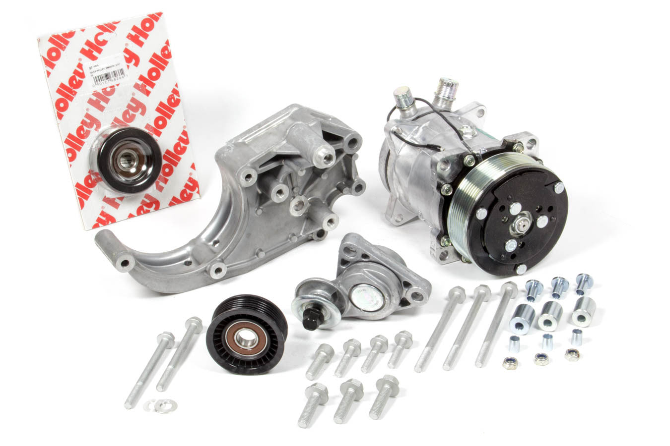Holley AC Bracket System Kit GM LS Engines MPN HLY20-141 For GM LS-Series