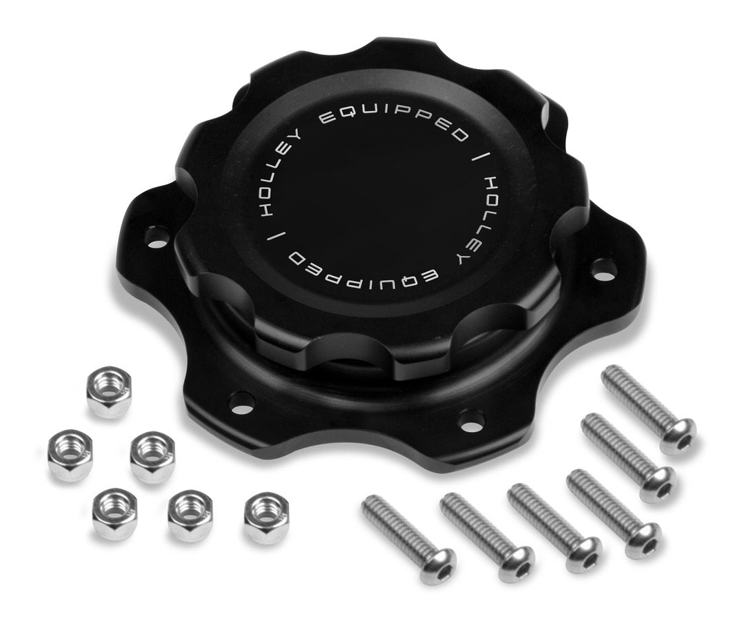 Holley Alm Fuel Cell Cap & Bung w/6 Bolt Flange MPN HLY241-226