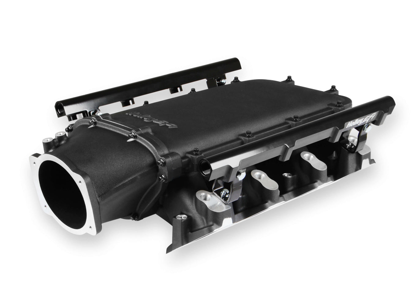 Holley LS3 Low Ram Intake Kit Single Injector Frt Feed MPN HLY300-680BK For GM LS-Series, Ram