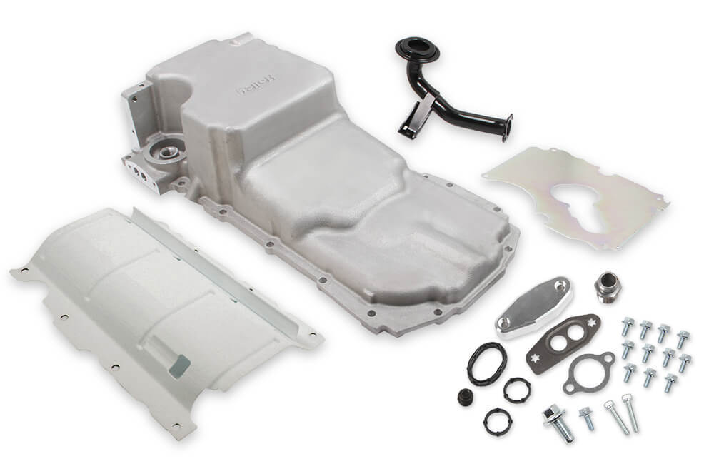 Holley GM Gen V LT Oil Pan Swap Kit MPN HLY302-20 For GM GenV LT-Series, Pickup