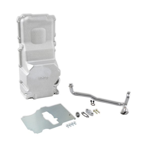 Holley 5.6qt Cast Alm Oil Pan Kit GM LS Engine Swap MPN HLY302-5 For GM LS-Series, Pickup