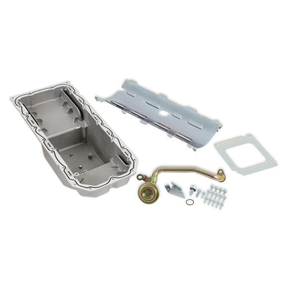Holley 6qt Cast Alm Oil Pan Kit 6.2L Gen III Hemi Swap MPN HLY302-64 For Mopar Pickup, Gen III