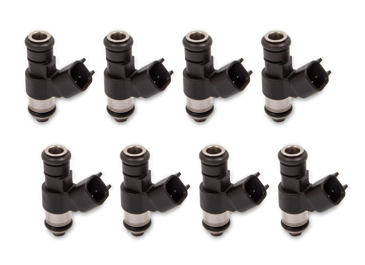 Holley 76 PPH Fuel Injectors 8pk High Impedance MPN HLY522-768XFM For Universal use V6