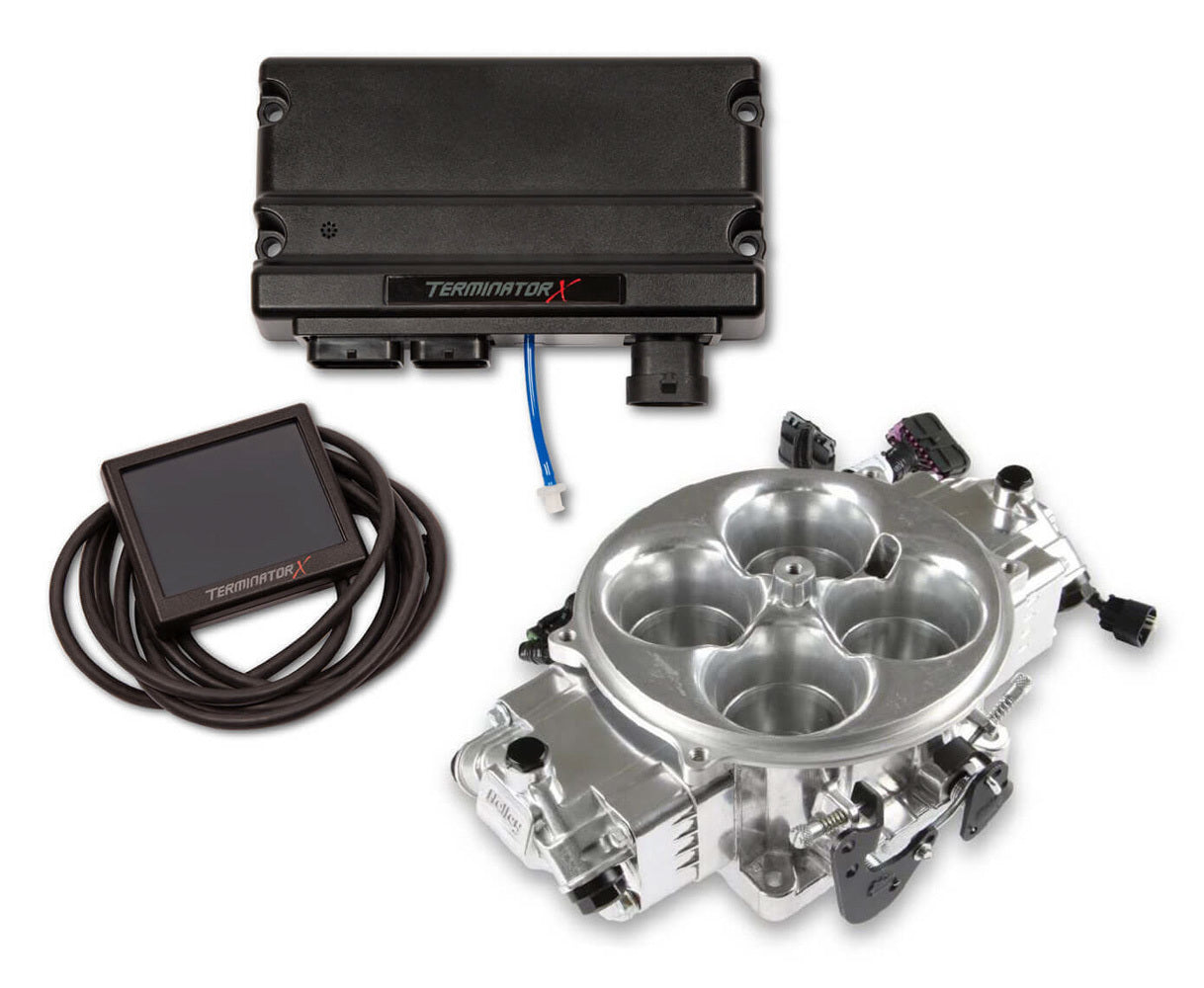 Holley Terminator X Stealth 4500 - 8 Injectors Shiny MPN HLY550-1070 Stealth, Ram