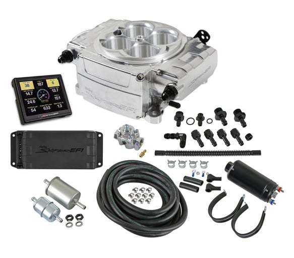 Holley Sniper 2 EFI Master Kit Polished w/PDM MPN HLY550-510-3PK