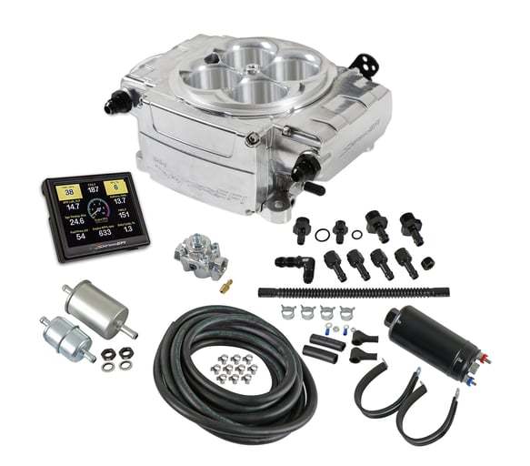Holley Sniper 2 EFI Master Kit Polished wo/PDM MPN HLY550-510-3XK