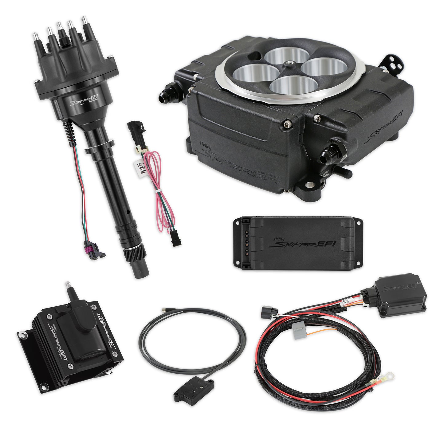 Holley Sniper 2 EFI Bundle Kit SBC BLACK 550-511-BPX-SBC