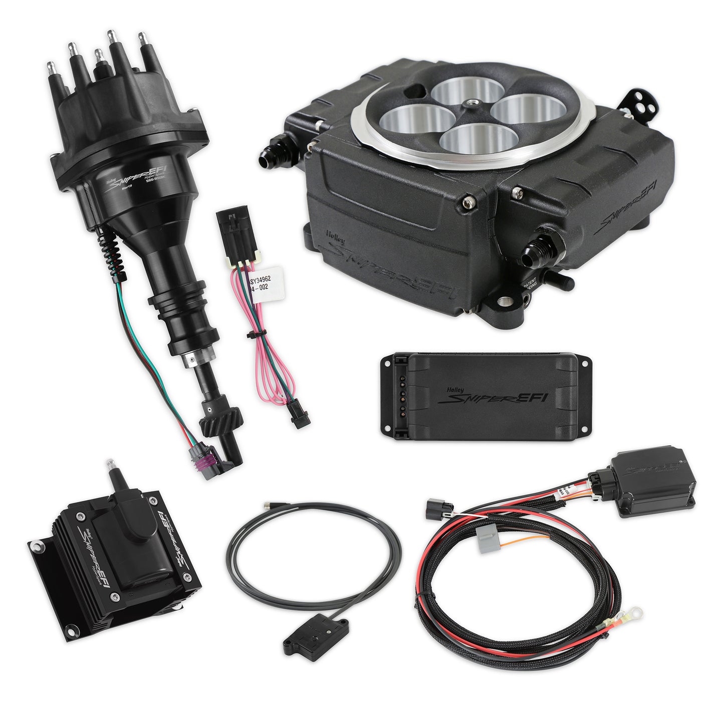 Holley Sniper 2 EFI Bundle Kit SBF BLACK 550-511-BPX-SBF