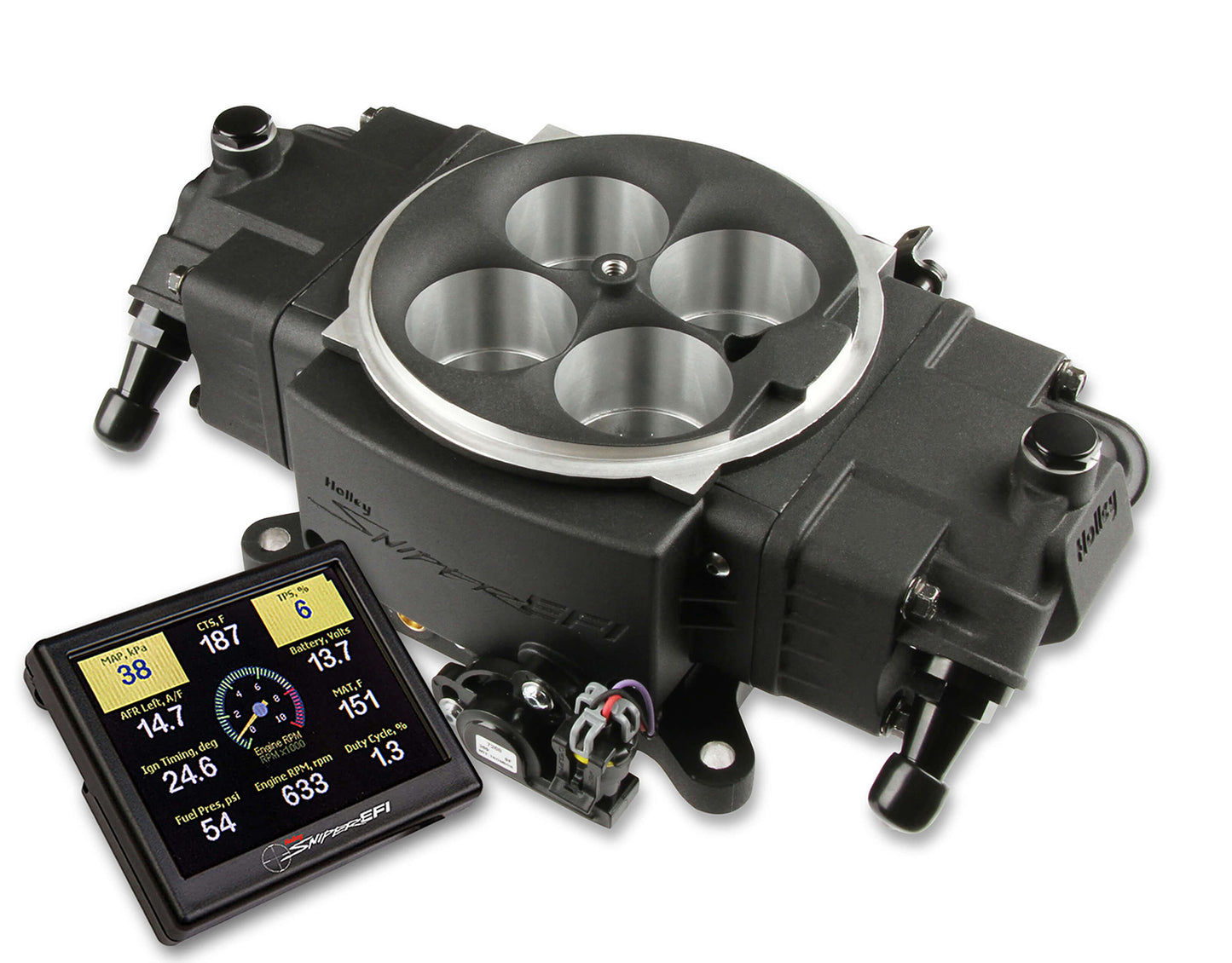 Holley Sniper EFI Stealth 4150 Black Finish MPN HLY550-871 Stealth