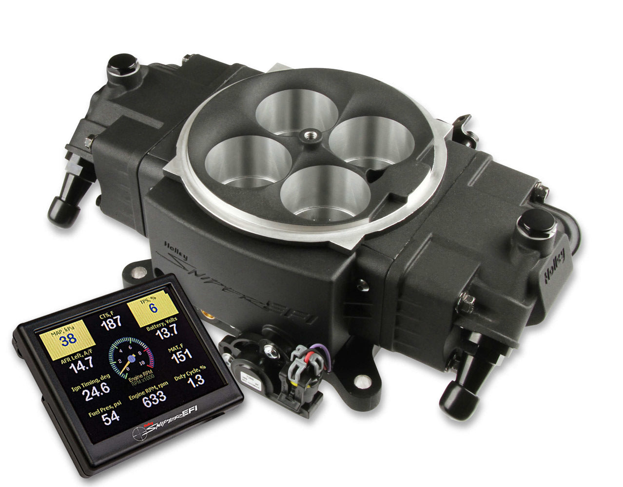 Holley EFI Sniper 4150 Kit Black Finish MPN HLY550-877 Stealth