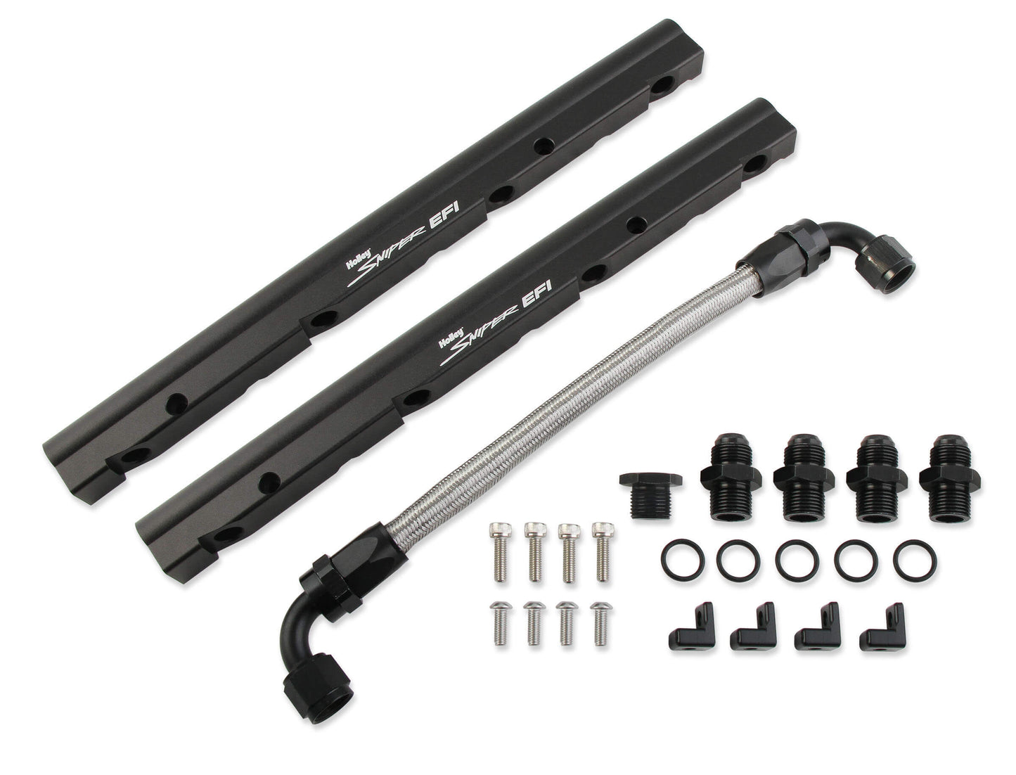 Holley OE Sniper EFI Fuel Rail Kit - LS3 Intakes MPN HLY850013 For GM LS-Series