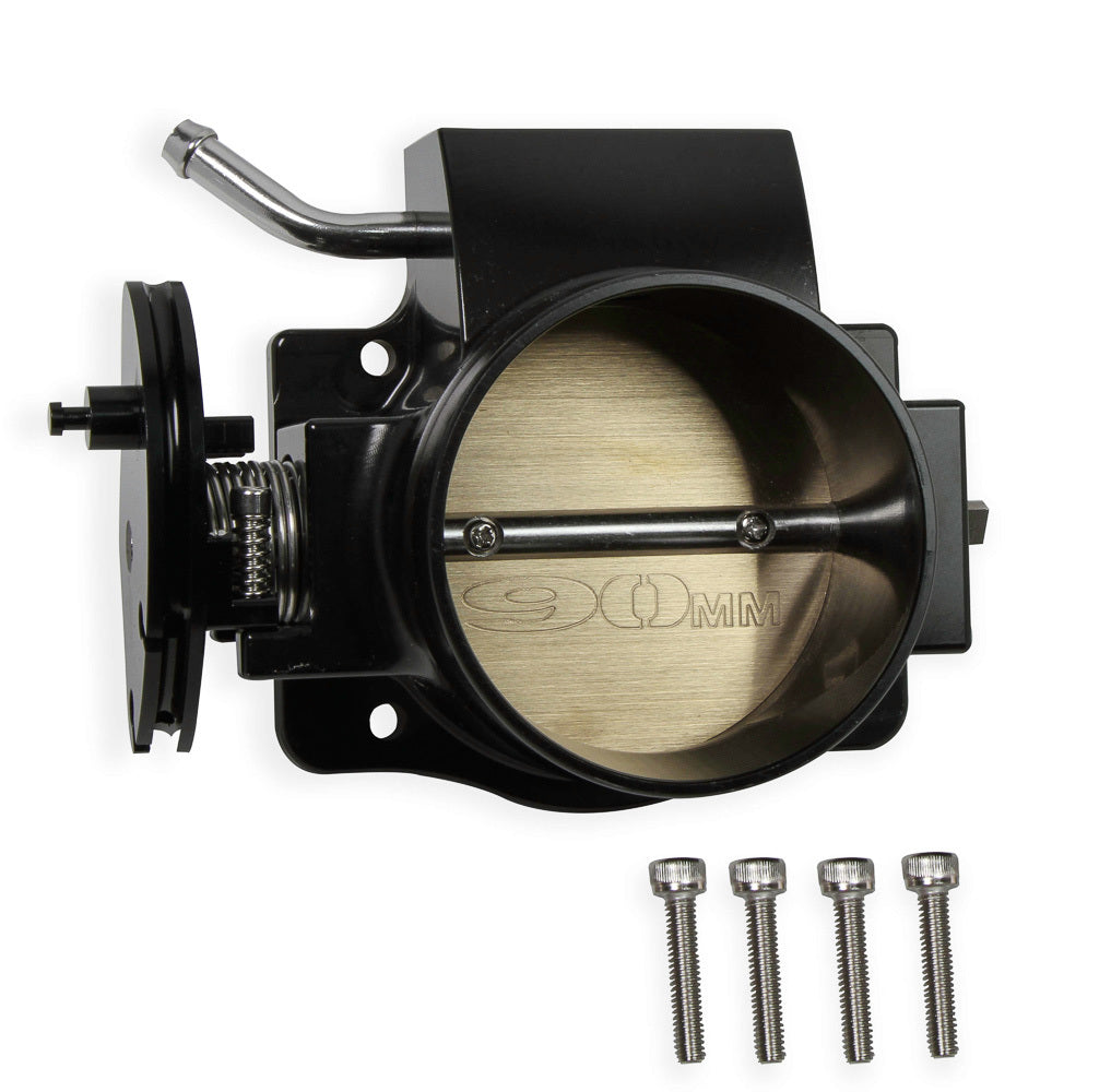 Holley Sniper EFI 90mm Throttle Body Ford 5.0L 4V Cable MPN HLY860010 For Ford Coyote
