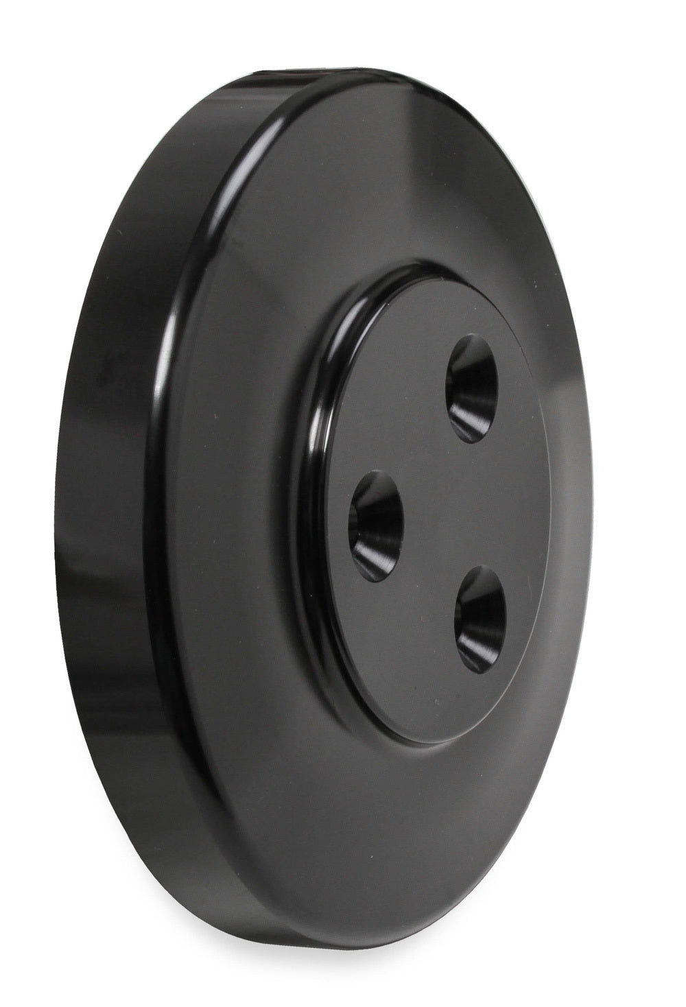 Holley Cover - AC Compressor SD7 - Black MPN HLY97-185