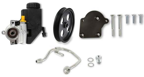 Holley Gen III Hemi P/S Pump Adapter Kit - Non-VVT MPN HLY97-378 For GM, Mopar Gen III