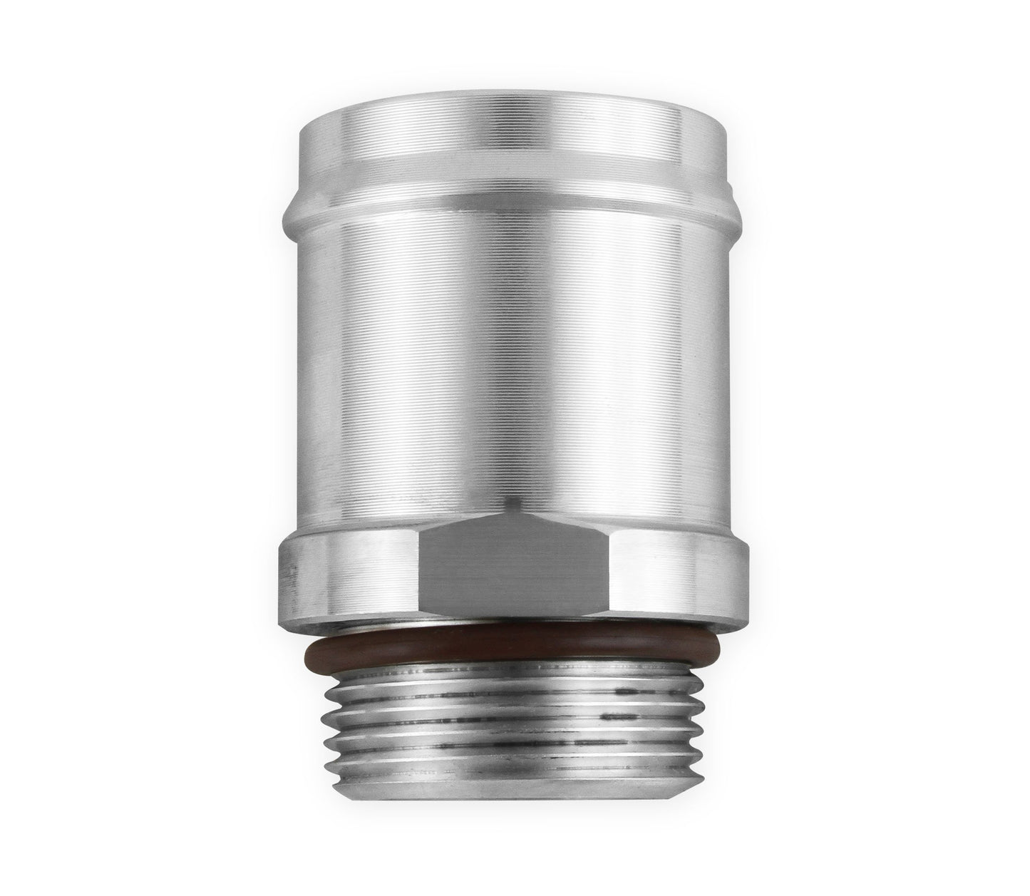 Holley Radiator Hose Fitting 1.5in Hose to #16 ORB MPN HLYFB401