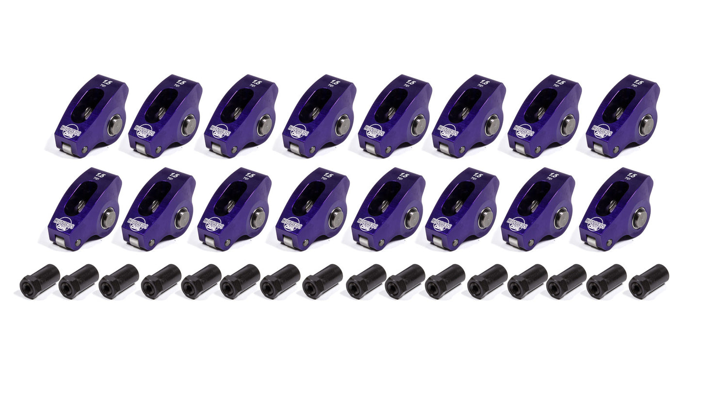 Howards Racing Components Roller Rocker Arms - SBC 1.5 Ratio 3/8 Stud MPN HRC90070 For Chevy