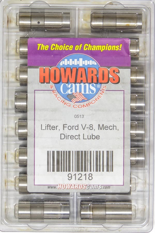 Howards Racing Components Solid Lifters - Ford V8 Direct Lube MPN HRC91218 For Ford