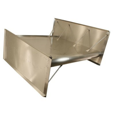 Hepfner Racing Products Top Wing Flat w/Super Side Boards In Tube MPN HRPSTW0500B-FS-KIT Sprint Car