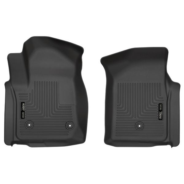 Husky Liners 19- GM P/U Front Floor Liners Black MPN HSK13201 For GM Fullsize Truck 2019-24