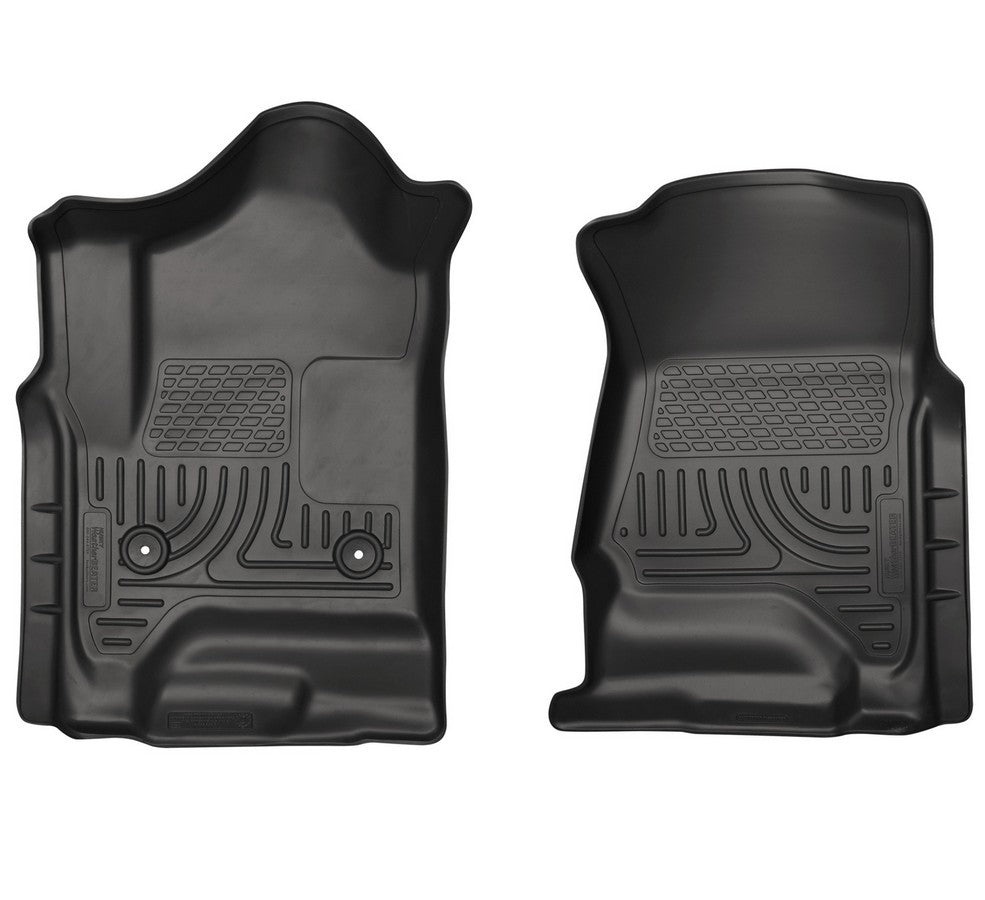 Husky Liners 14- GM 2500HD Dbl Cab Floor Liners Black 18231