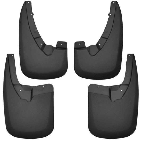 Husky Liners Front and Rear Mud Guard Custom Mud Guards MPN HSK58176 For Dodge Fullsize Truck RAM 2009-18