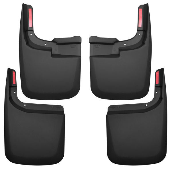 Husky Liners Front and Rear Mud Guard Custom Mud Guards MPN HSK58466 For Ford Fullsize Truck 2017-18
