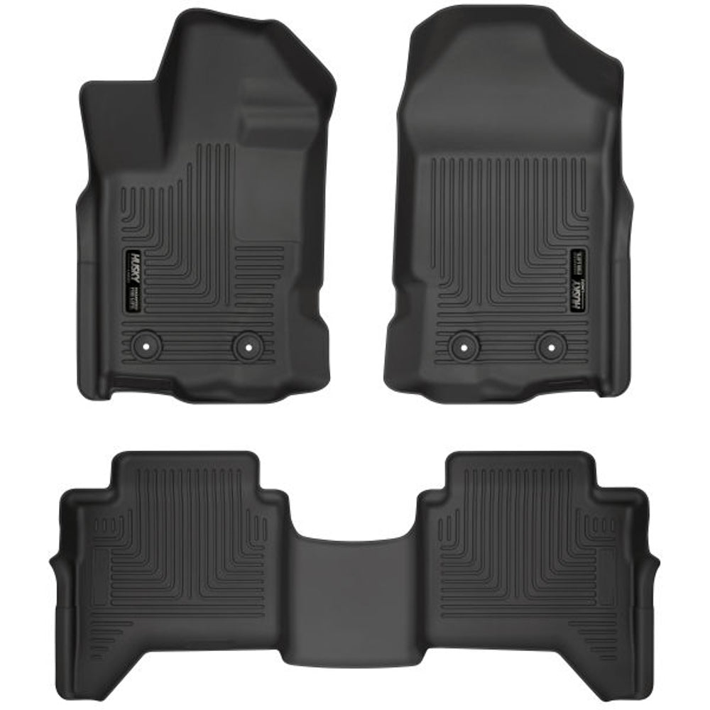 Husky Liners Front & 2nd Seat Floor L iners MPN HSK94101 For Ford Ranger 2019-23