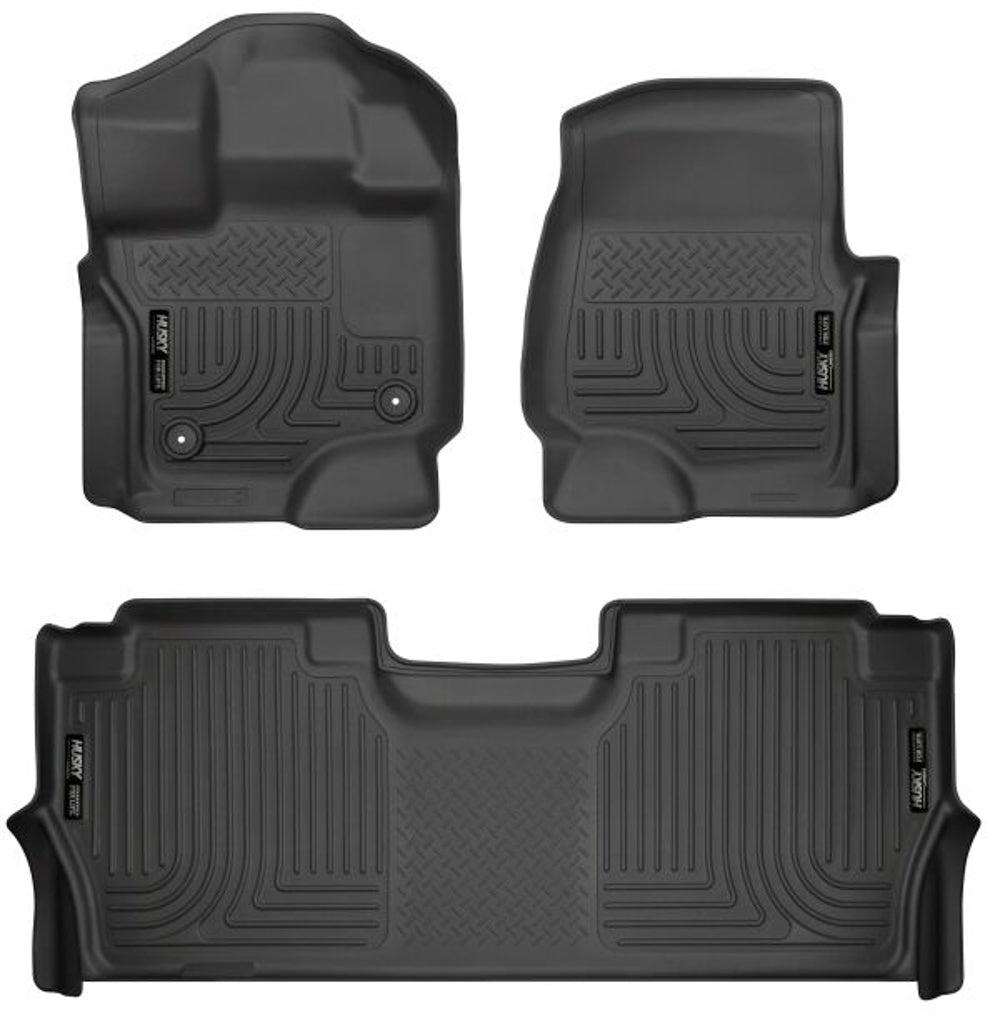 Husky Liners Front & 2nd Seat Floor Liners MPN HSK94121 For Ford Fullsize 2021-24