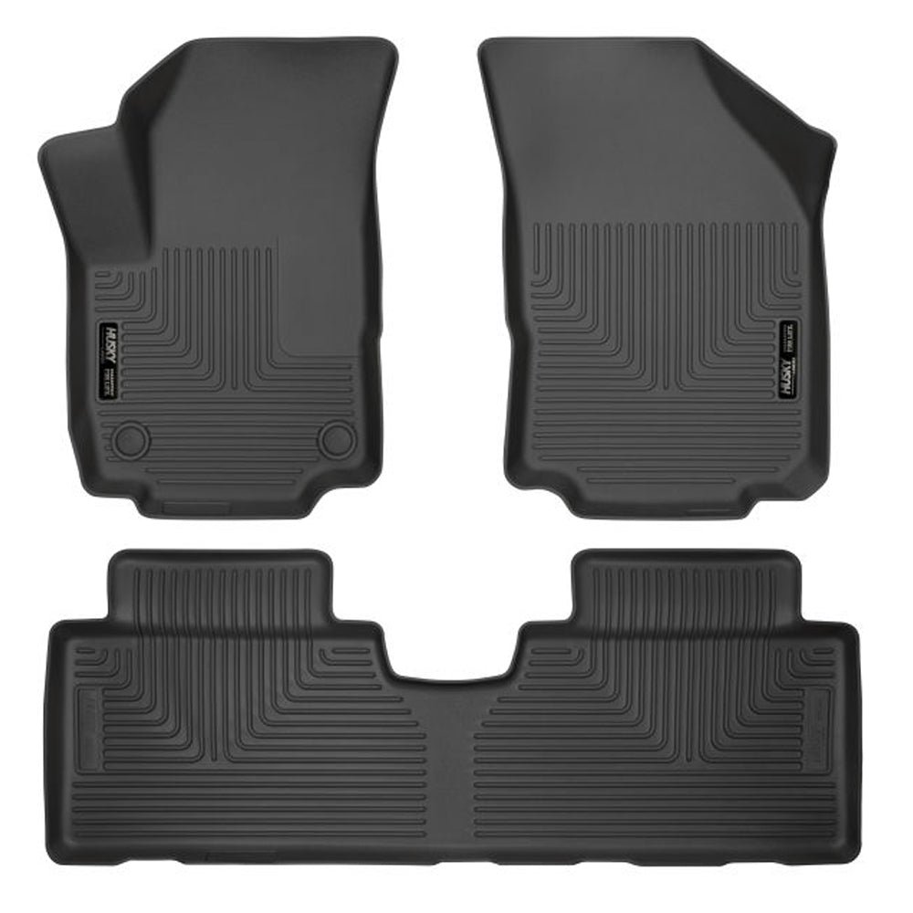 Husky Liners Front & 2nd Seat Floor L iners MPN HSK95151 For GM Midsize Crossover 2018-24