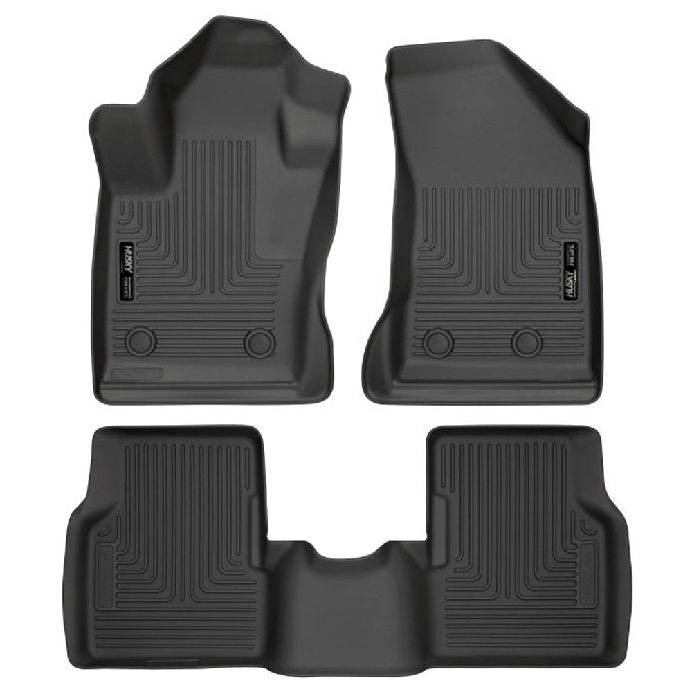 Husky Liners Front & 2nd Seat Floor L iners MPN HSK95681 For Jeep Compass 2017-23