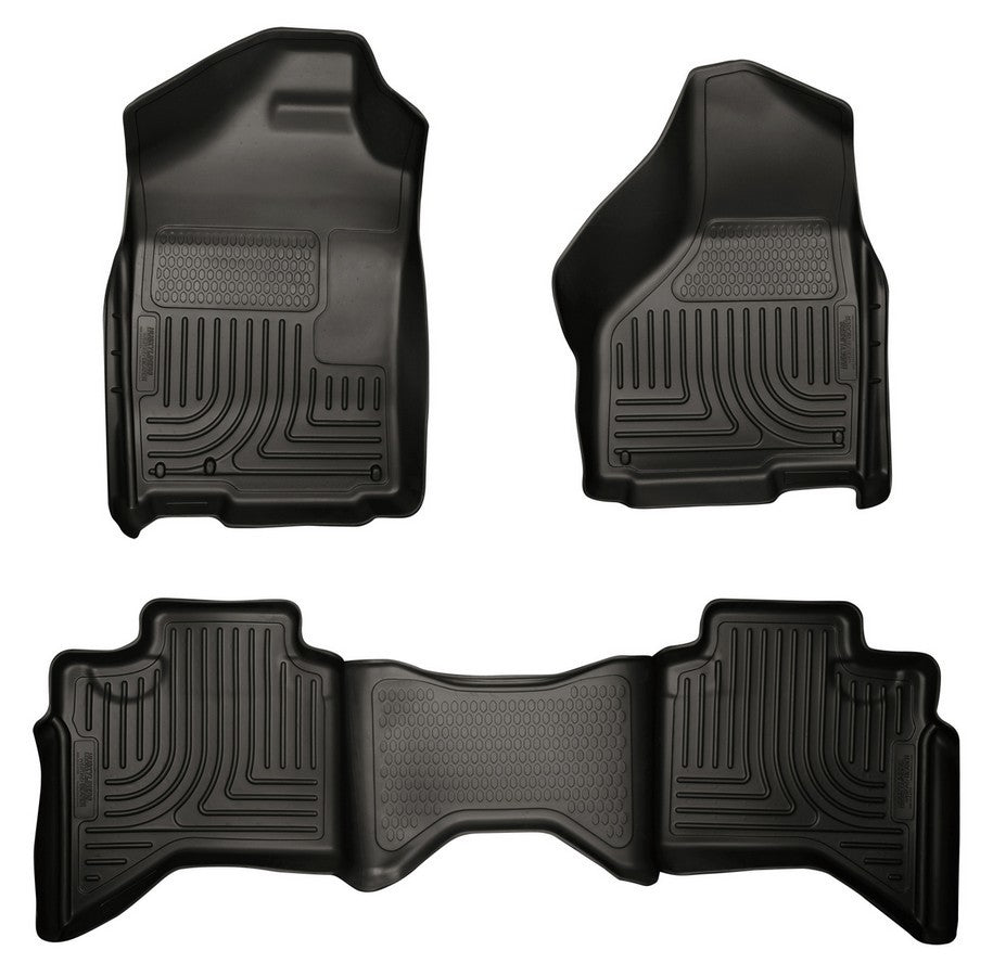 Husky Liners 02-09 Dodge Ram Floor Liners Black MPN HSK98031 For Dodge Fullsize Truck RAM 2002-09