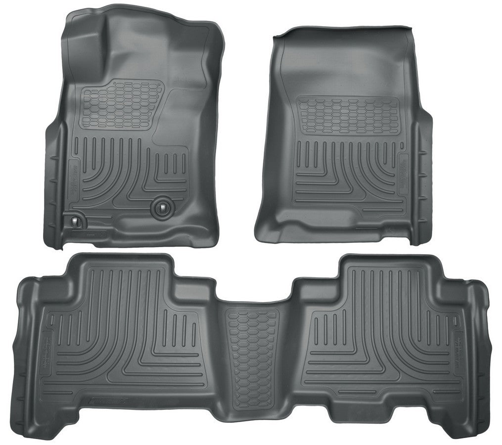 Husky Liners 10-13 Lexus GX460 Front/ 2nd Floor Liners Black MPN HSK98571 For Toyota Midsize SUV 2010-13