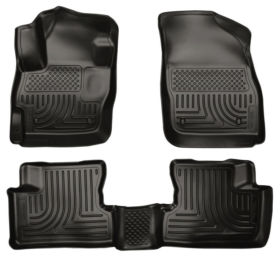 Husky Liners 10-13 Mazda 3 Front/2nd Floor Liners Black MPN HSK98631 For Mazda 2010-13