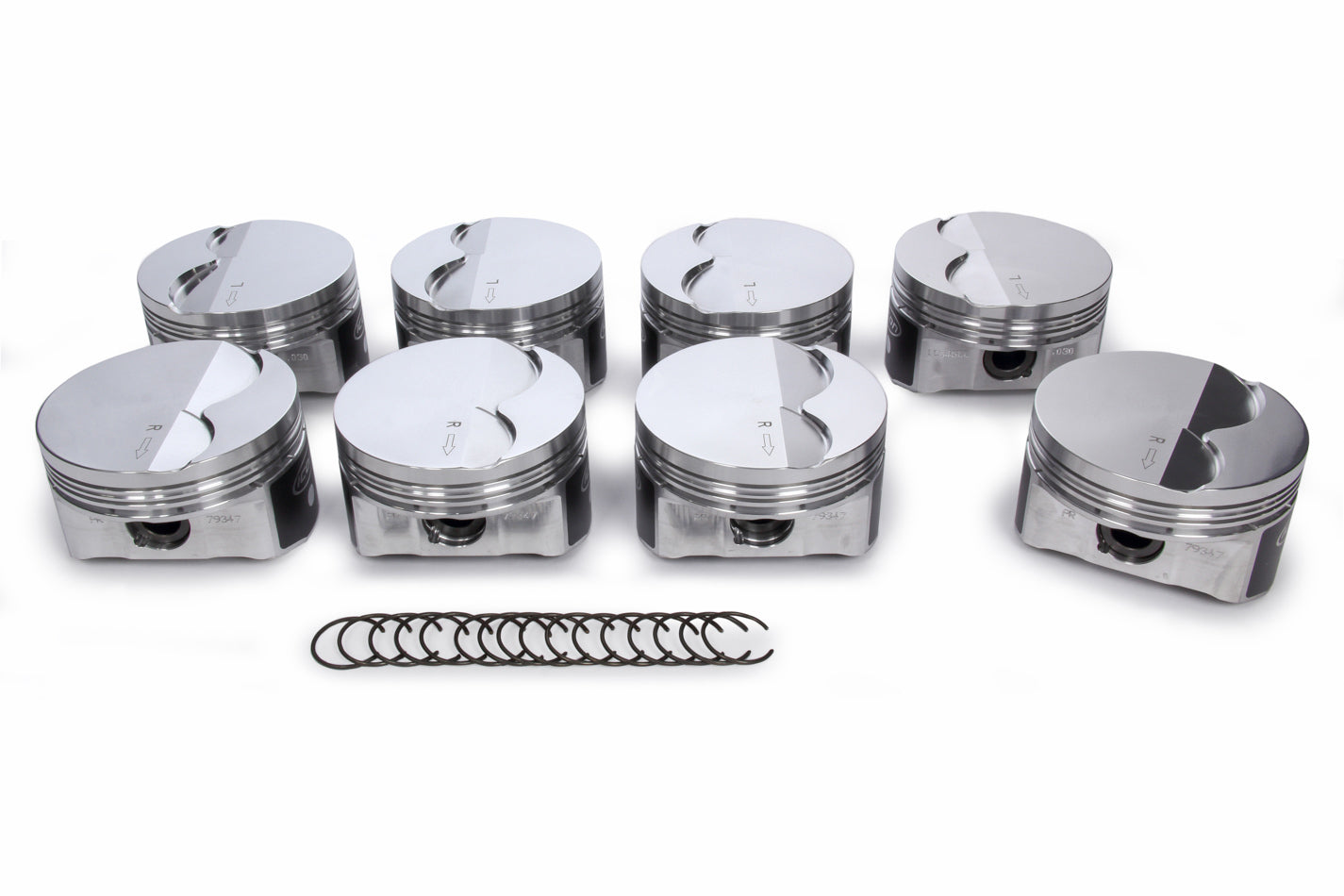 Icon Pistons LS 5.3L FT Forged Piston Set 3.780 Bore IC545C.STD