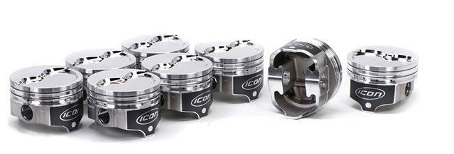 Icon Pistons BBM Dished Piston Set 4.360 Bore -23.7cc IC840.040