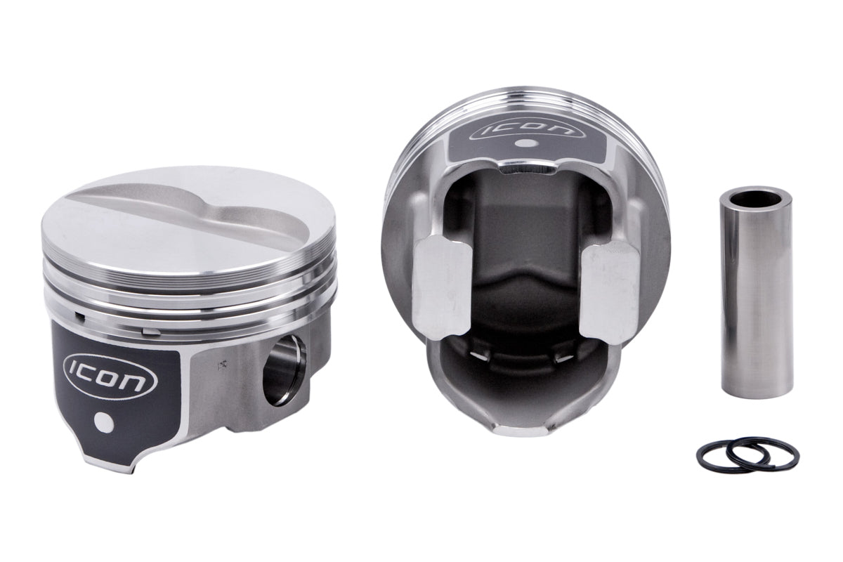 Icon Pistons BBM FHR Forged Piston Set 4.350 Bore -5.6cc IC9953.030