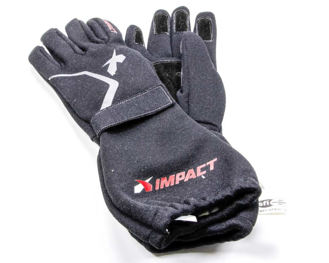 Impact Racing Redline Glove Large Black MPN IMP37500510