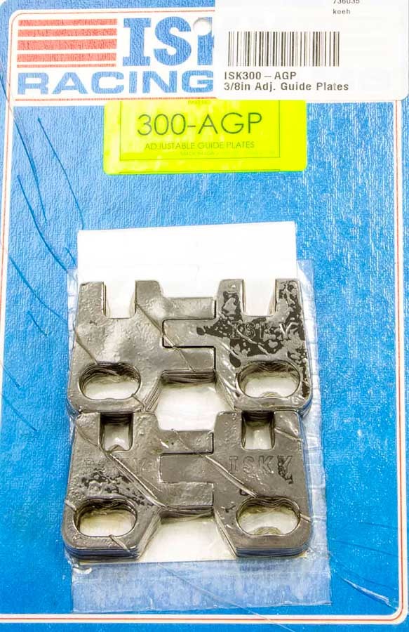 Isky Cams 5/16in Adj. Guide Plates MPN ISK200-AGP For Chevy