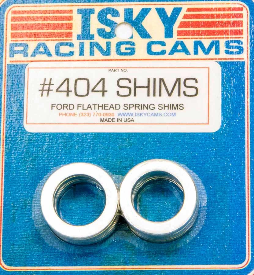 Isky Cams Valve Spring Shims - 16pk MPN ISK404 For Ford