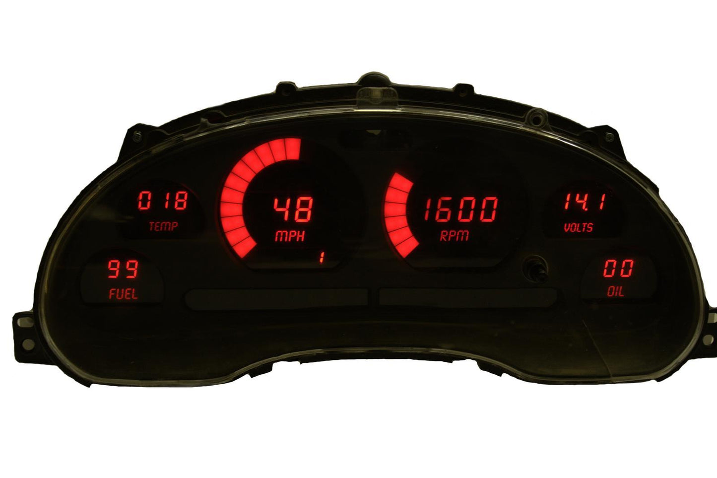 Intellitronix LED Digital Gauge Panel 1994-2004 Ford Mustang MPN ITLDP7009R For Ford Mustang 1994-2004