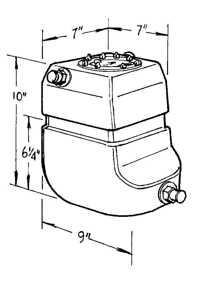 Jaz 2-Gallon Pro Drag Fuel Cell MPN JAZ220-002-01