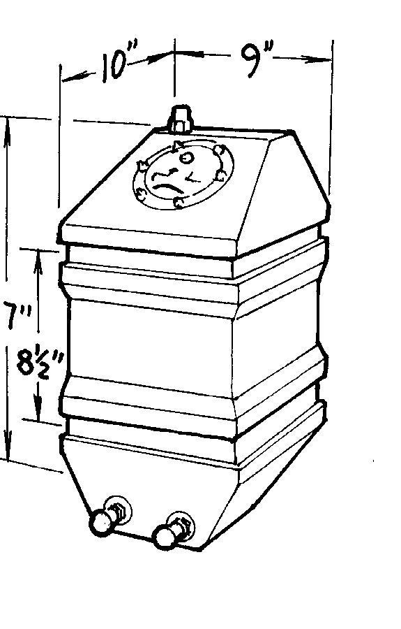 Jaz 4-Gallon Drag Race Cell MPN JAZ250-004-01