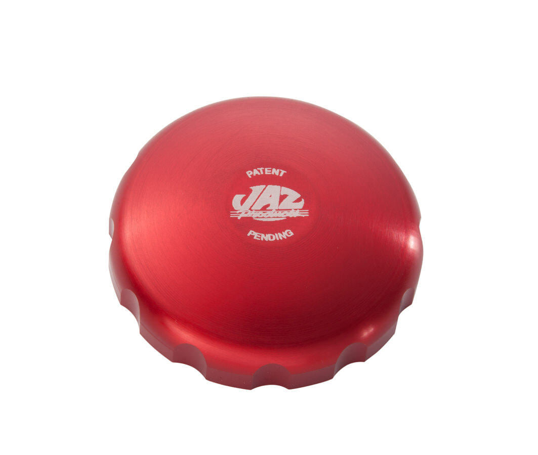 Jaz 2-5/8 Billet Twist Fuel Cap - Red Anodized MPN JAZ340-452-06