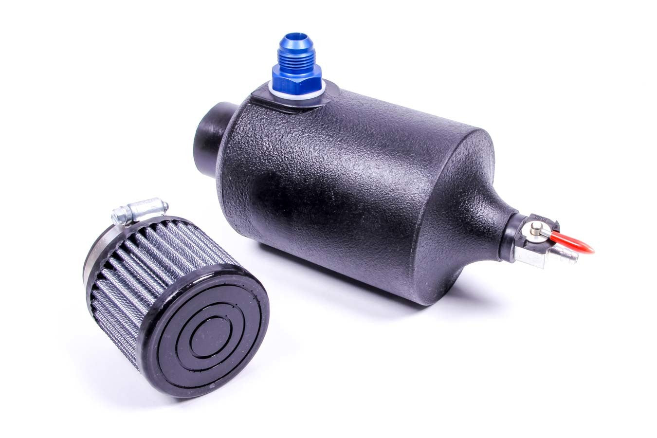 Jaz Black Breather Tank w/-10an Fitting MPN JAZ605-125-01