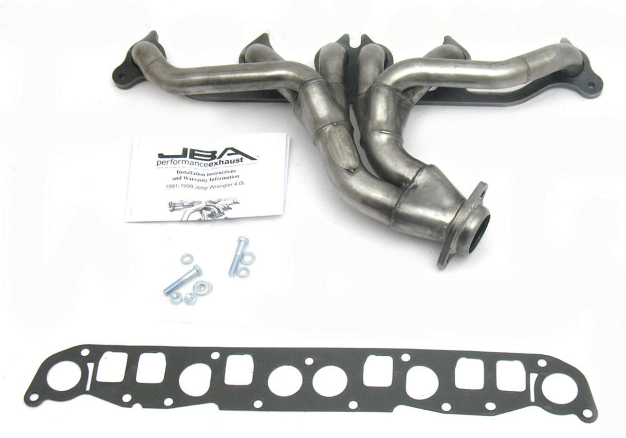 Jba Performance Exhaust Headers - 91-99 Jeep Wrangler 4.0L MPN JBA1526S For Jeep Wrangler TJ, TJ, Cherokee 1991-99