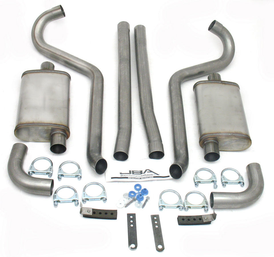 Jba Performance Exhaust Exhaust System w/Turndws - 67-70 Mustang MPN JBA40-2650 For Ford Mustang 1965-70