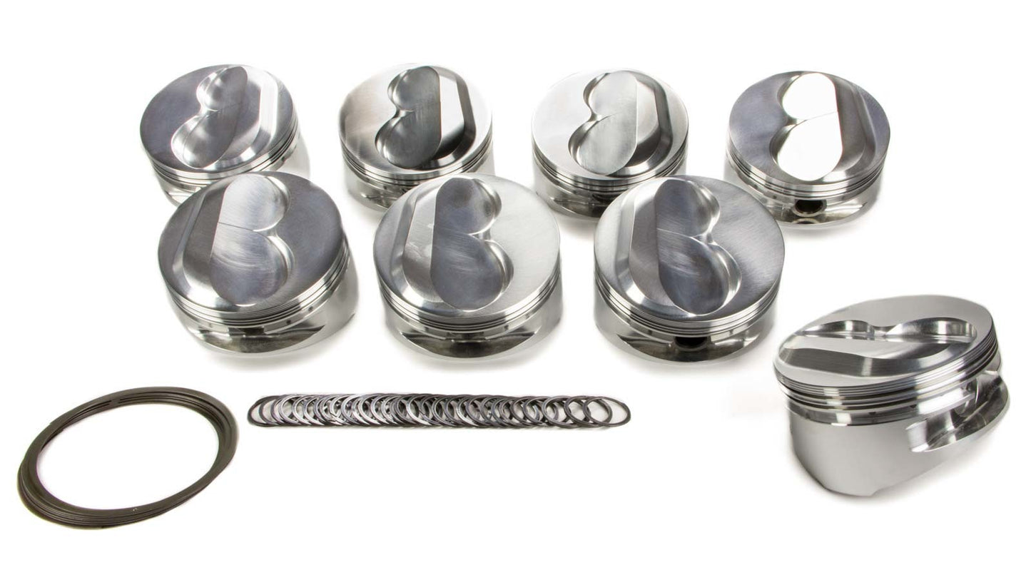 Je Pistons SBC Domed Piston Set 4.185 Bore +10.9cc MPN JEP207513 For Chevy