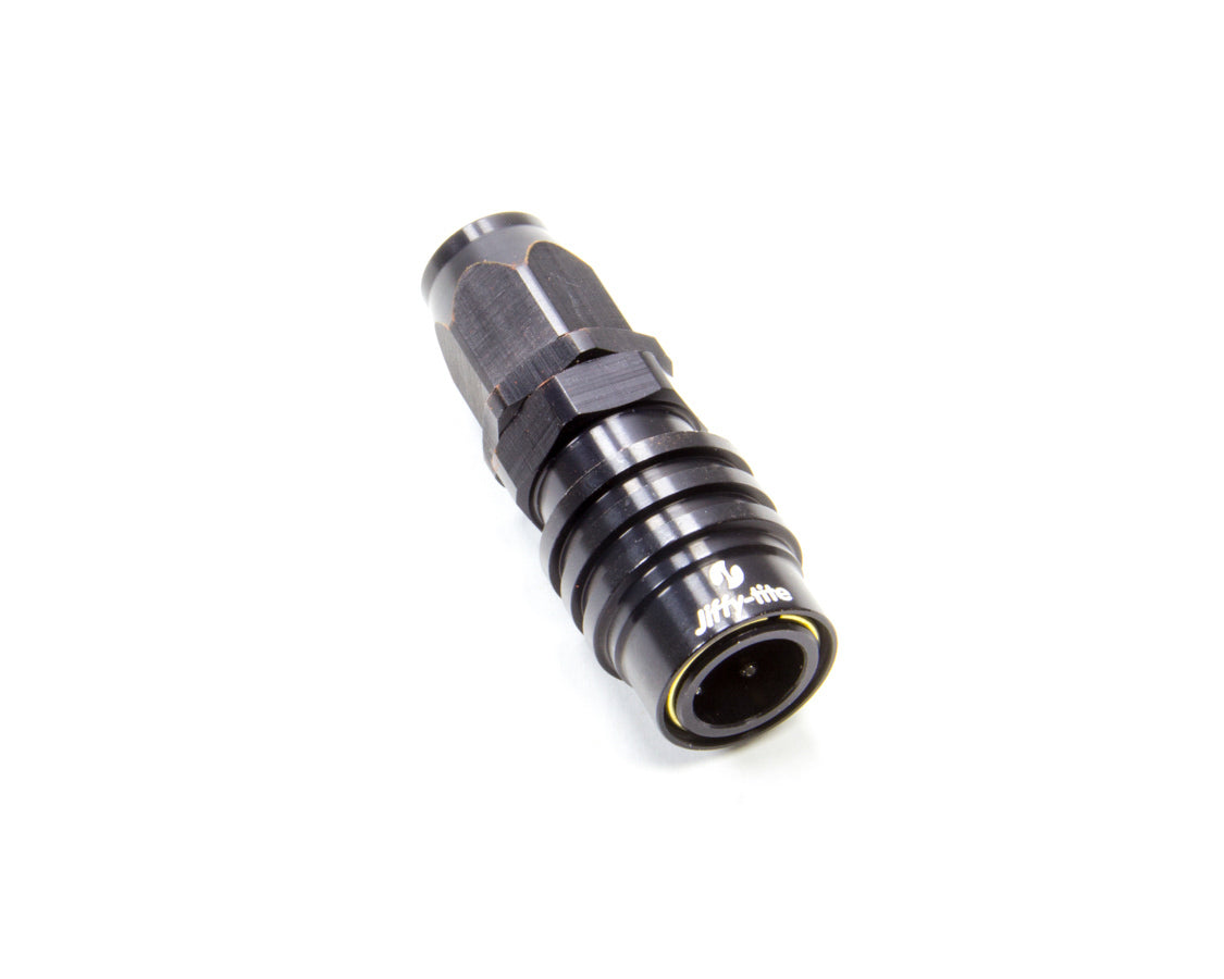 Jiffy-Tite Q/R #6 Straight Hose End Black MPN JFT31606J