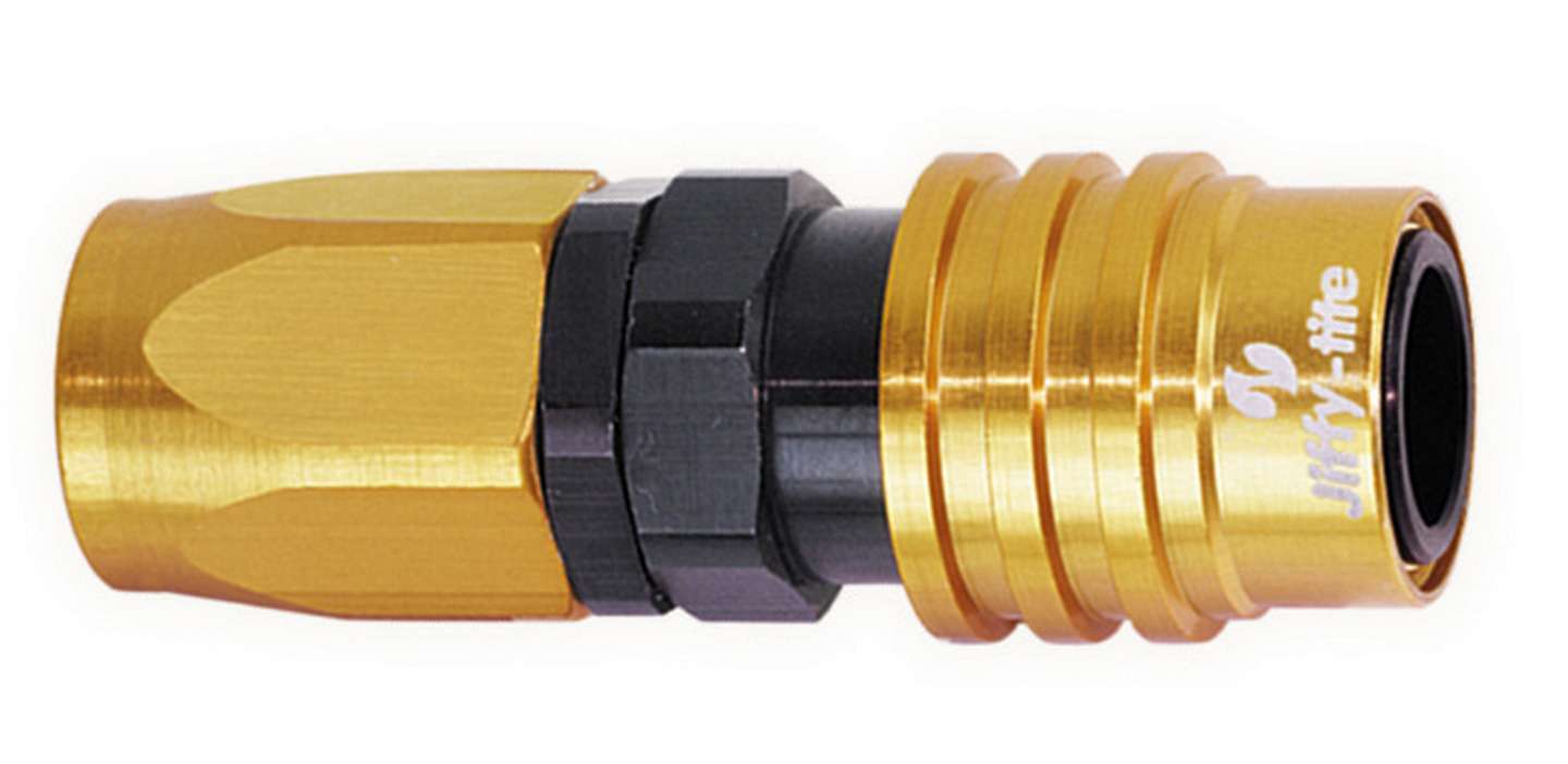 Jiffy-Tite Q/R #8 Str Hose End MPN JFT31608